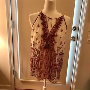 Jore Top!  Red & White. Halter Style!  Size Small. New/Never Worn!